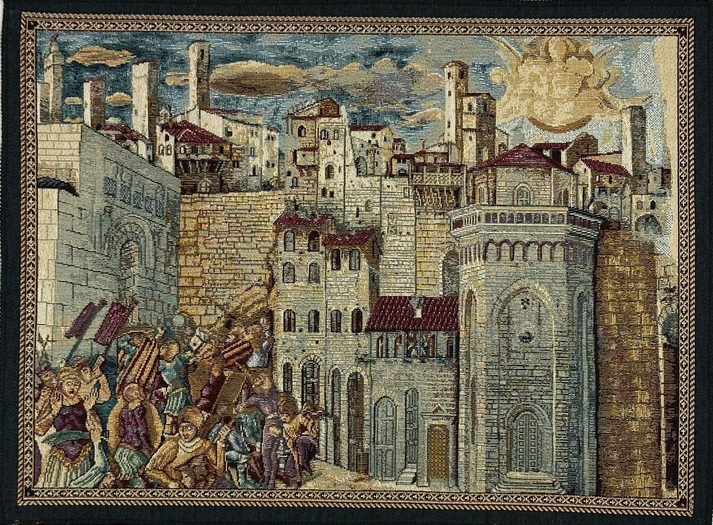 Arazzo : la presa di Perugia da parte di Totila