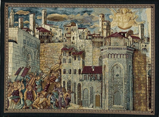 Arazzo : la presa di Perugia da parte di Totila