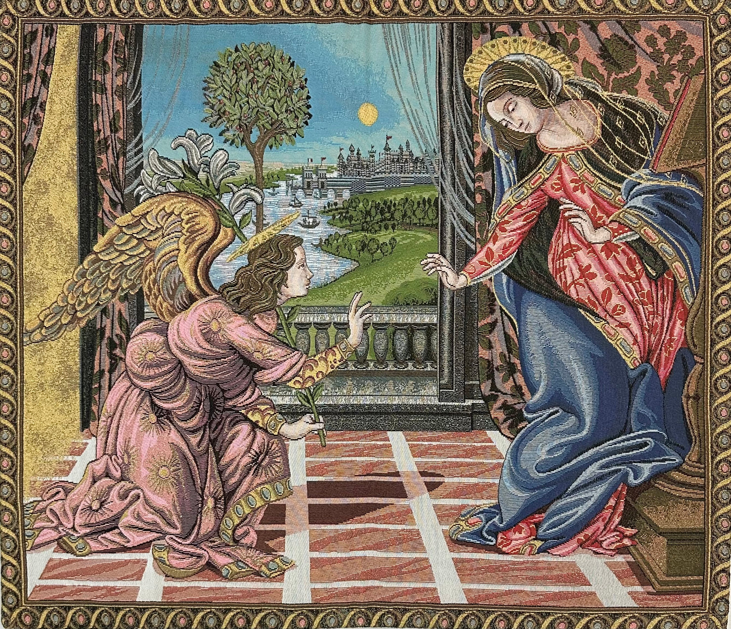 Arazzo : Annunciazione(Sandro Botticelli)