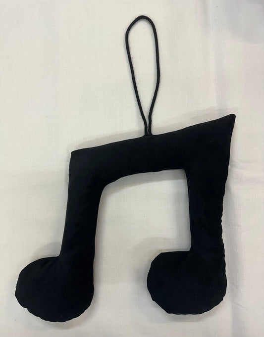 Nappa e Fuori Porta Note Musicali in velluto